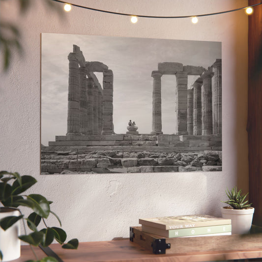 Temple of Poseidon, Aluminum print