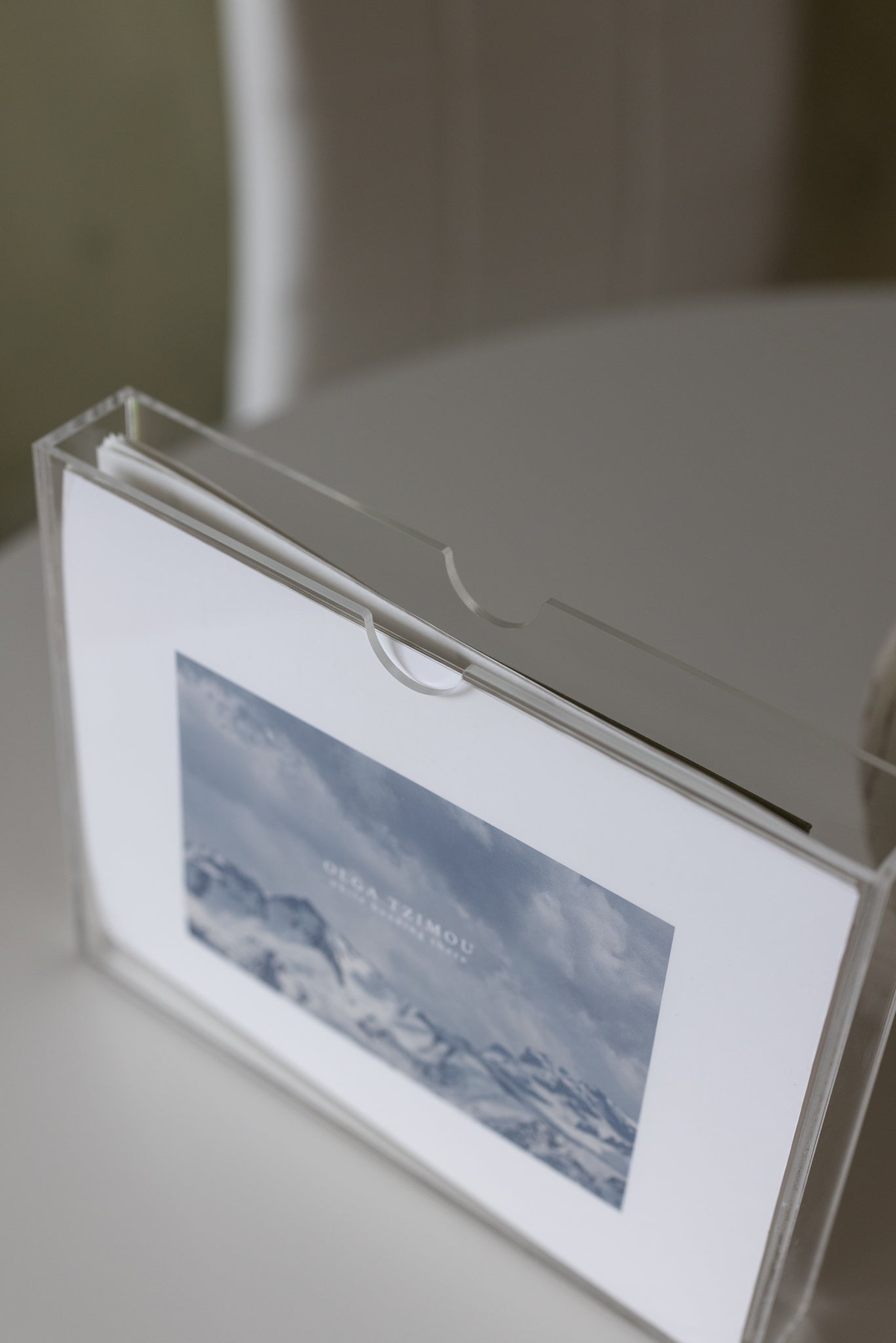 Plexiglass Slipcase with Prints