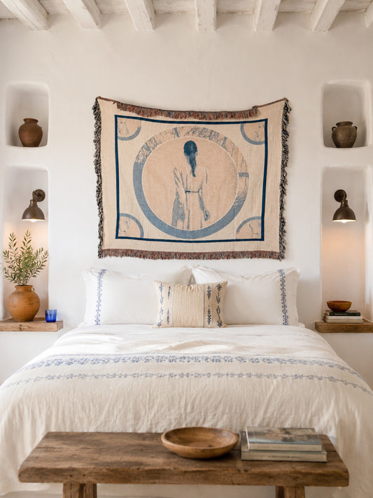 Big Jacquard  Wall Tapestry